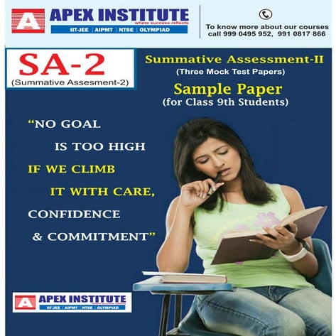 Sample paper for class-9 2014