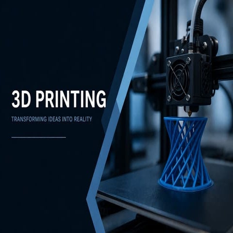 3D Printing Technology & Its Applications | PPTX