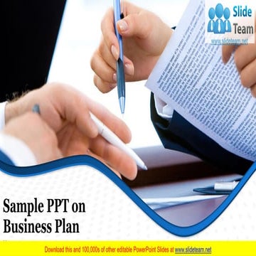 Sample PPT On Business Plan PowerPoint Presentation Slides 