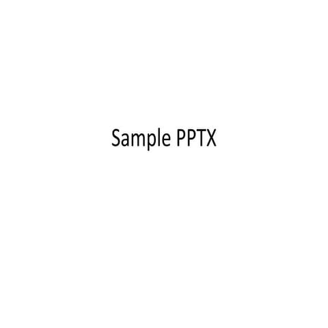 Sample pptx