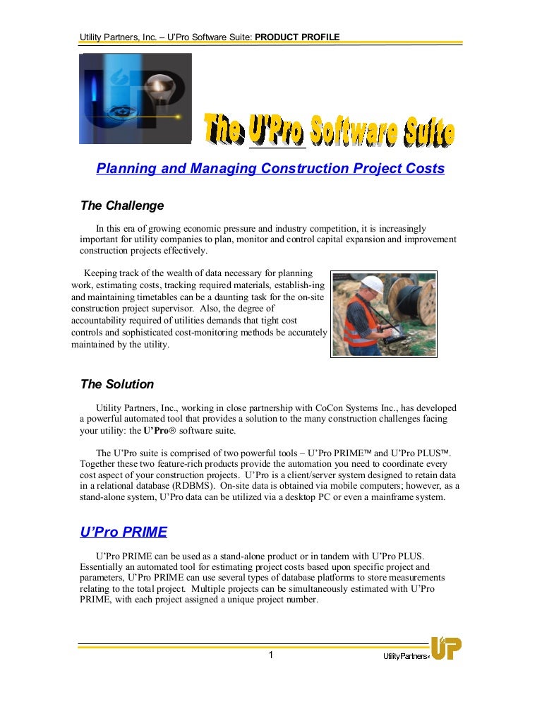 construction company profile sample format