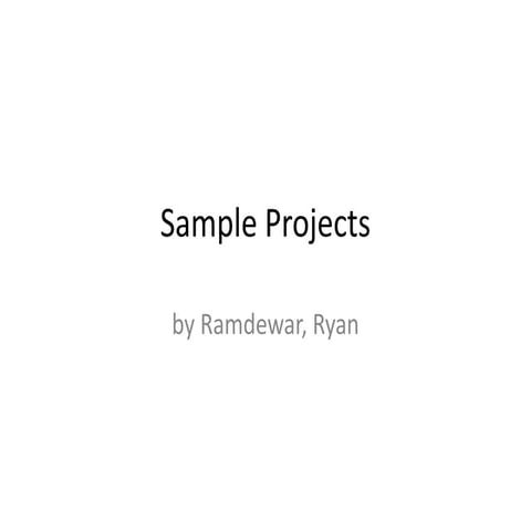 Sample projects