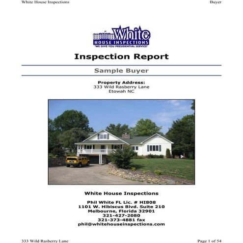 Atlanta Sample Home Inspection Report | PDF