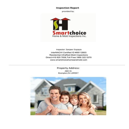 New Home Inspection Sample Report