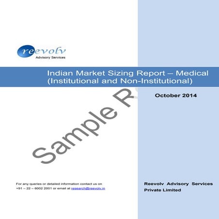 Sample report   final market size - medical (institutional and non-institutio...