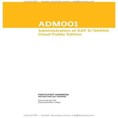 Administration Essentials for SAP S/4HANA Cloud Public Edition