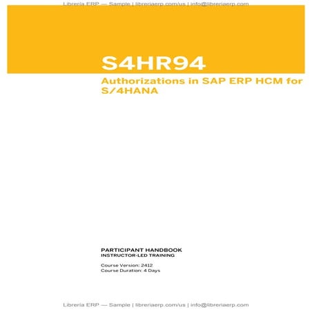Authorizations in SAP ERP HCM for S/4HANA