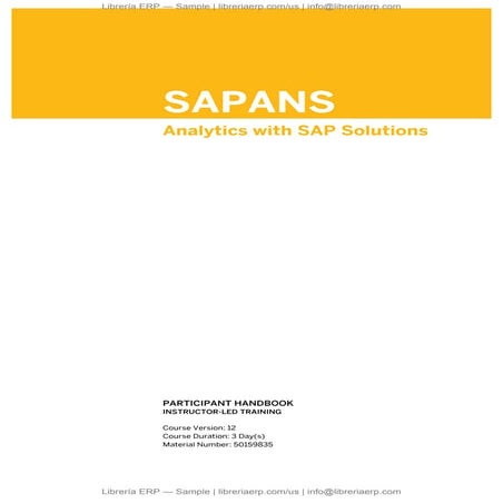 SAPANS_EN_Col12 Analytics with SAP Solutions