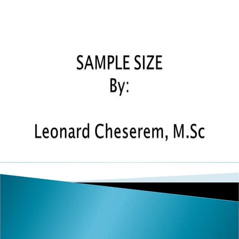 Sample size