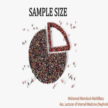 How to calculate Sample Size