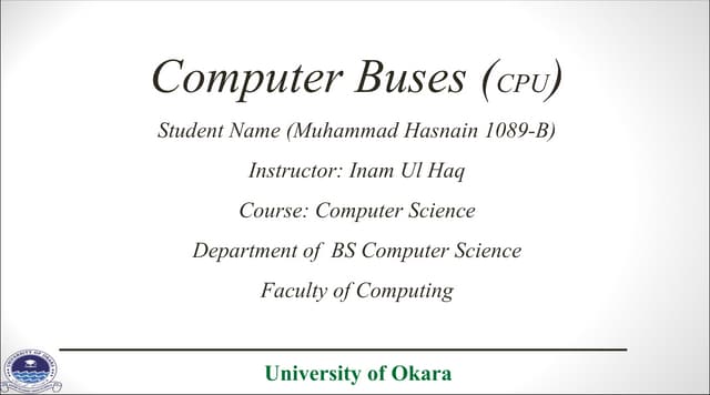 Buses in computer system (computer buses).ppt
