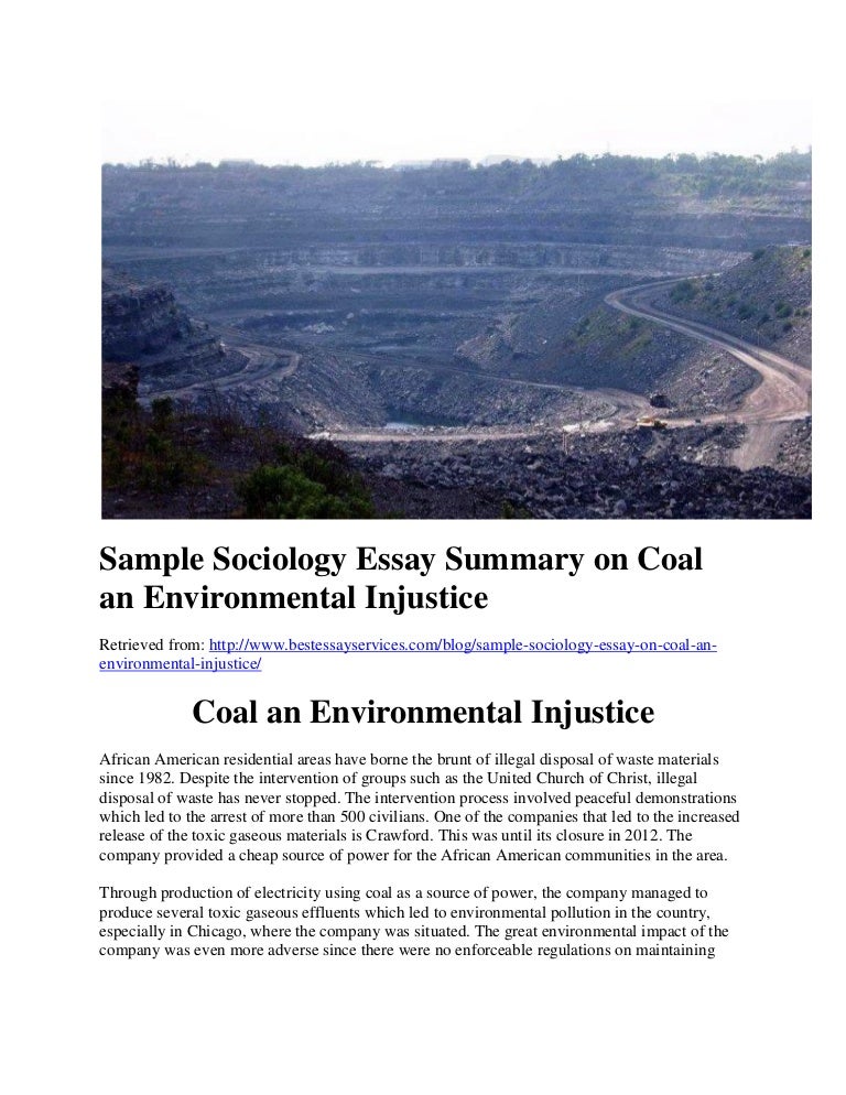 Environmental justice papers Environmental justice papers picture