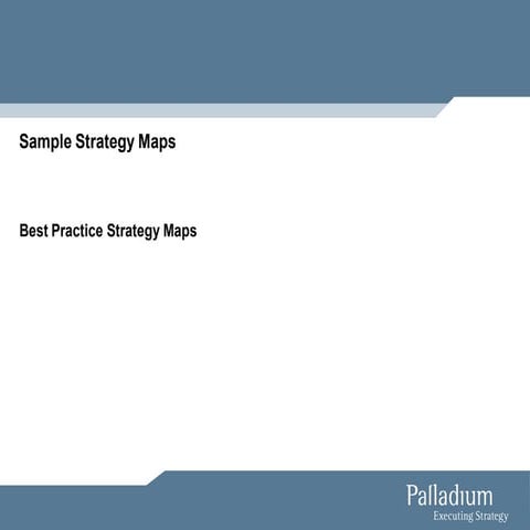 Sample strategy maps