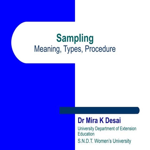 Sampling | PPT