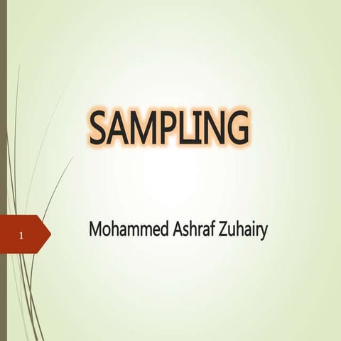 Sampling Techniques