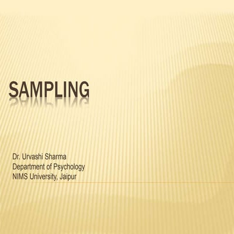 Sampling | PPTX