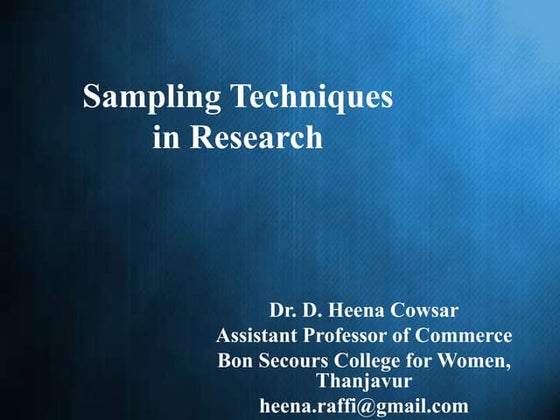 Sampling Techniques Used in Research.pptx