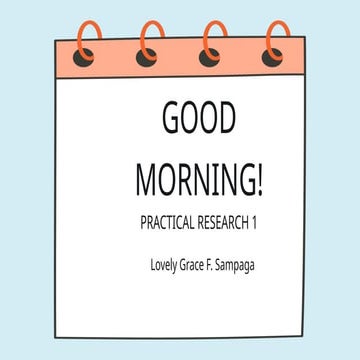 SAMPLING.pptx PRACTICAL REASEARCH (PR1) SAMPLING LESSON