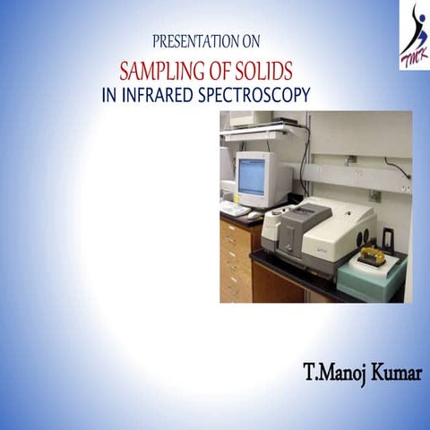 Sampling of solids in IR spectroscopy