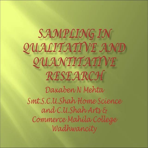 Sampling procedure30 jan2012