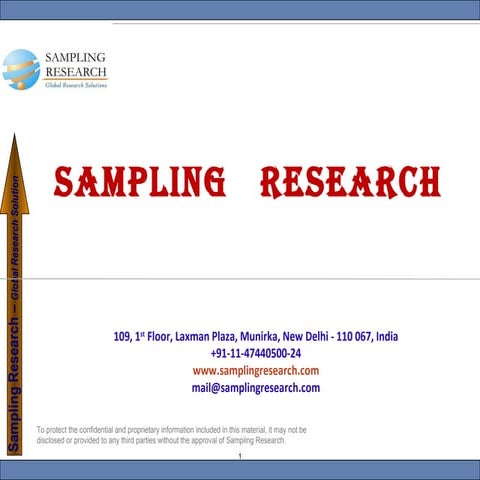 Sampling Research Corporate Profile Updated July11