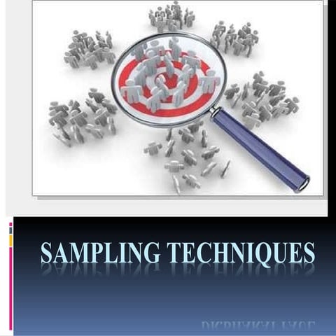 sampling techniques | PPT