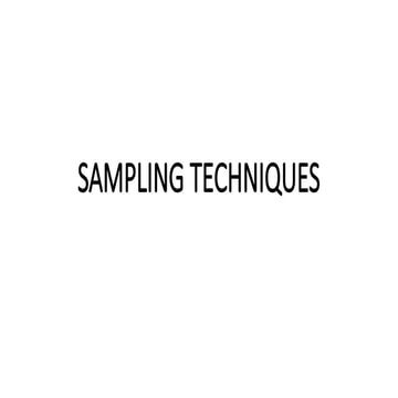 SAMPLING TECHNIQUES for various studies.pptx