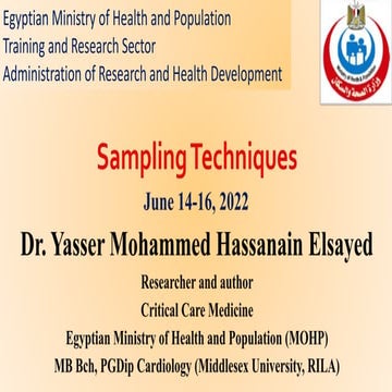 Sampling Techniques literture-Dr. Yasser Mohammed Hassanain Elsayed.pptx
