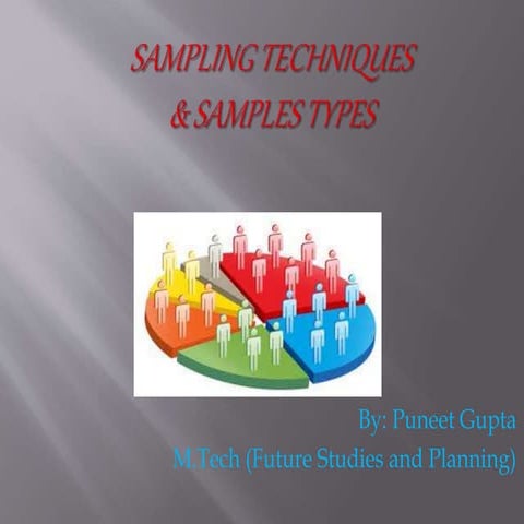 Sampling techniques & Samples types | PPT