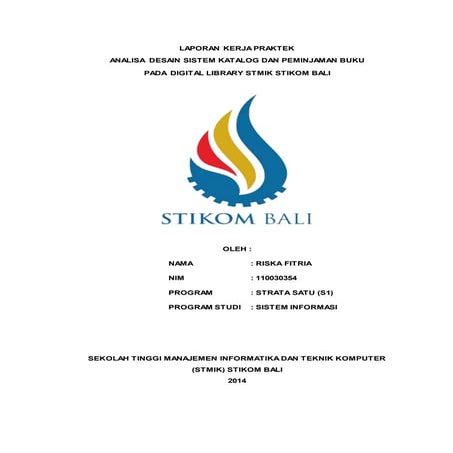 Sampul Laporan Kerja Praktek \Kuliah/