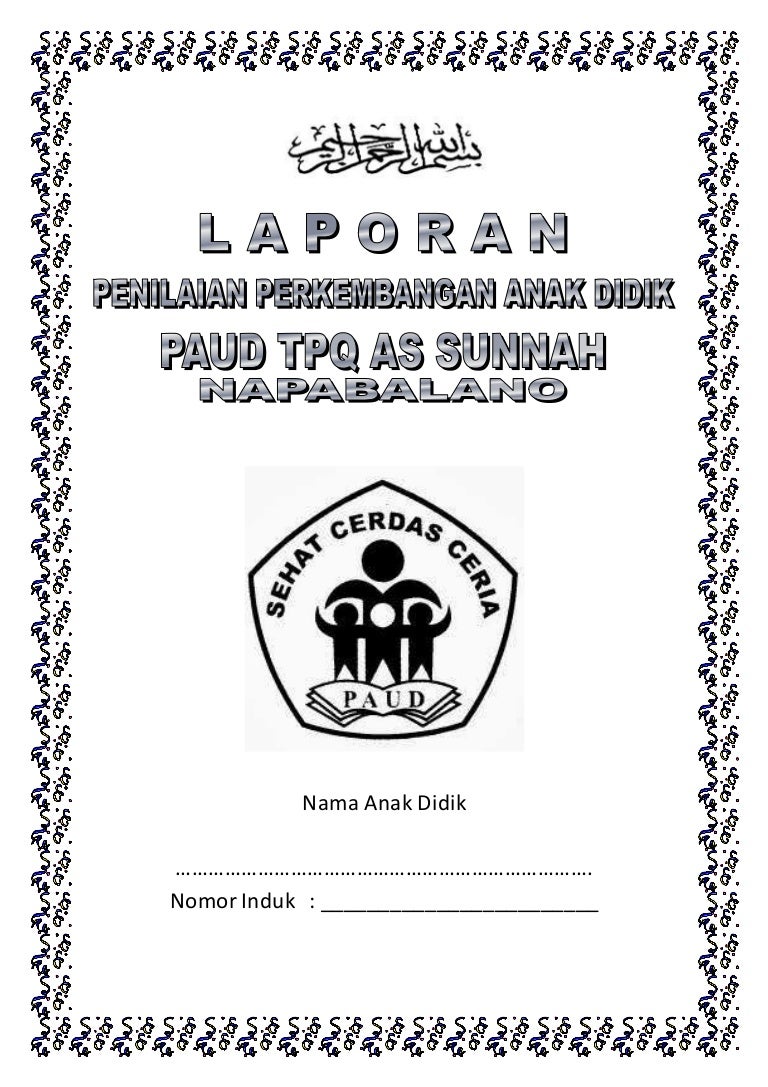 Raport Tpq : Buku Raport Program Buku Paket Pbp Metode An Nahdliyah