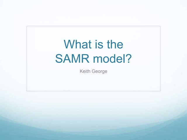 SAMR Model