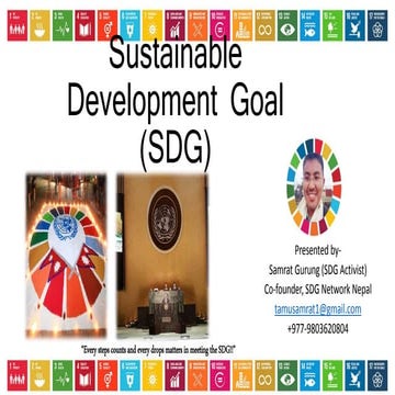 Sustainable development Goal (SDG)