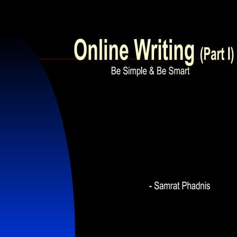 Online Writing