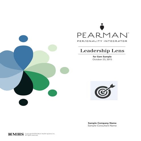 Pearman Personality - Sam Sample Client leadership