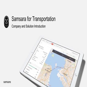 Samsara Fleet Monitoring/Reefer Temperature Solution