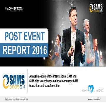 SAMS Europe 2016