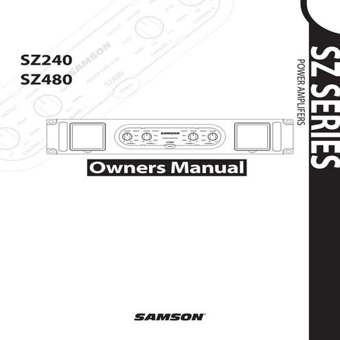 Samson Sz240480 | PDF