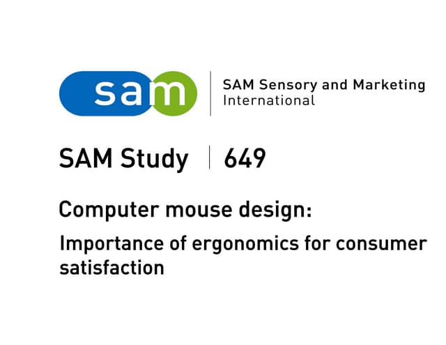 Sam Study Computer Mouse