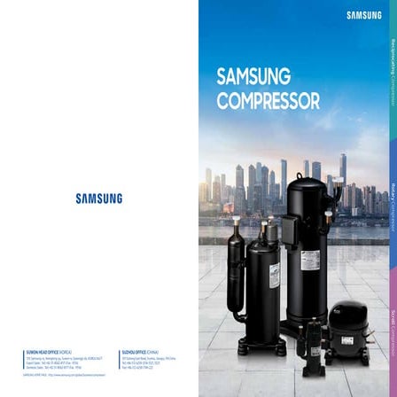 Catálogo compresor Samsung varios modelos | PDF
