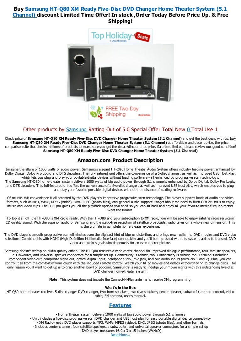 samsung 5 dvd changer home theater