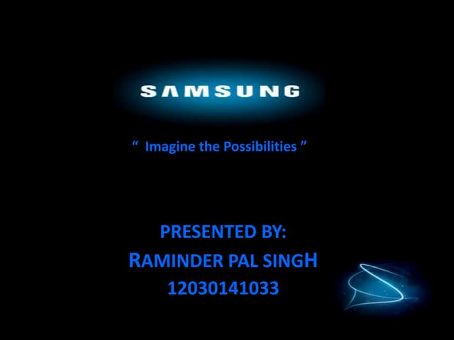 Samsung Case Study
