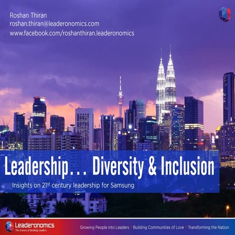 Samsung Malaysia (SME) - Special Presentation on Diversity & Leadership