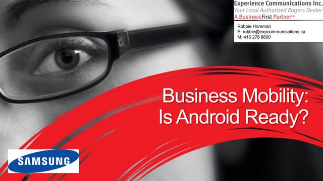Android Tablet for Business