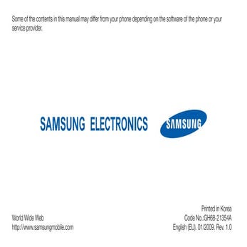 Samsung C5212 Um Open Eng Rev.1.0 090130