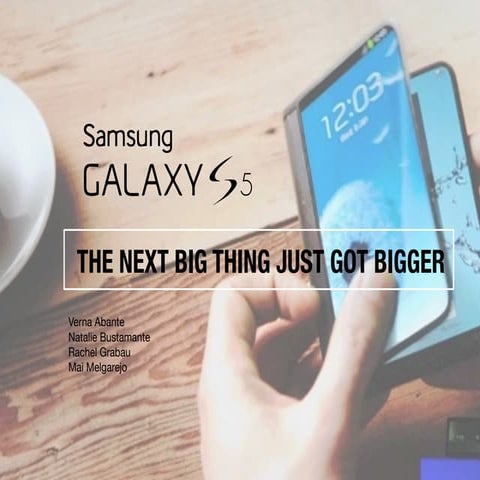 Samsung galaxy s5 final ppt