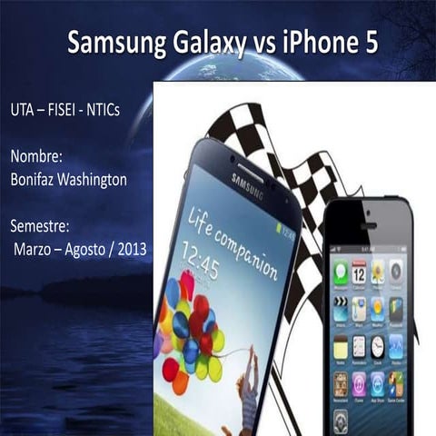 Samsung galaxy vs i phone 5 web