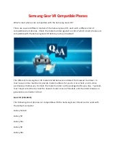 samsung gear compatible phones