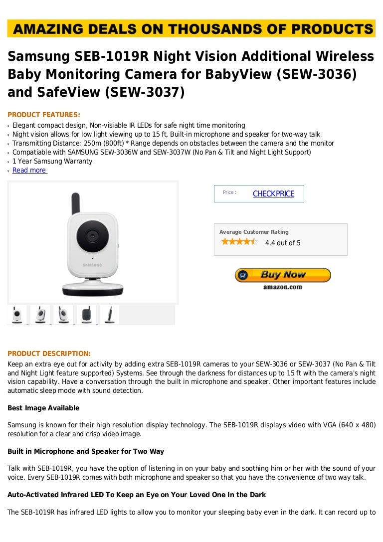 samsung baby monitor app