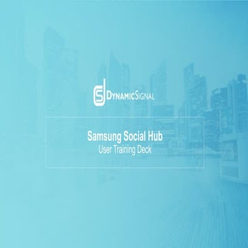 Samsung Social Hub